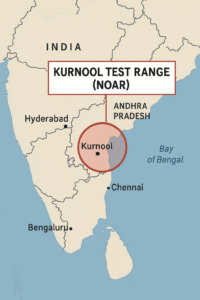“Directed energy weapons test India NOAR Kurnool”

