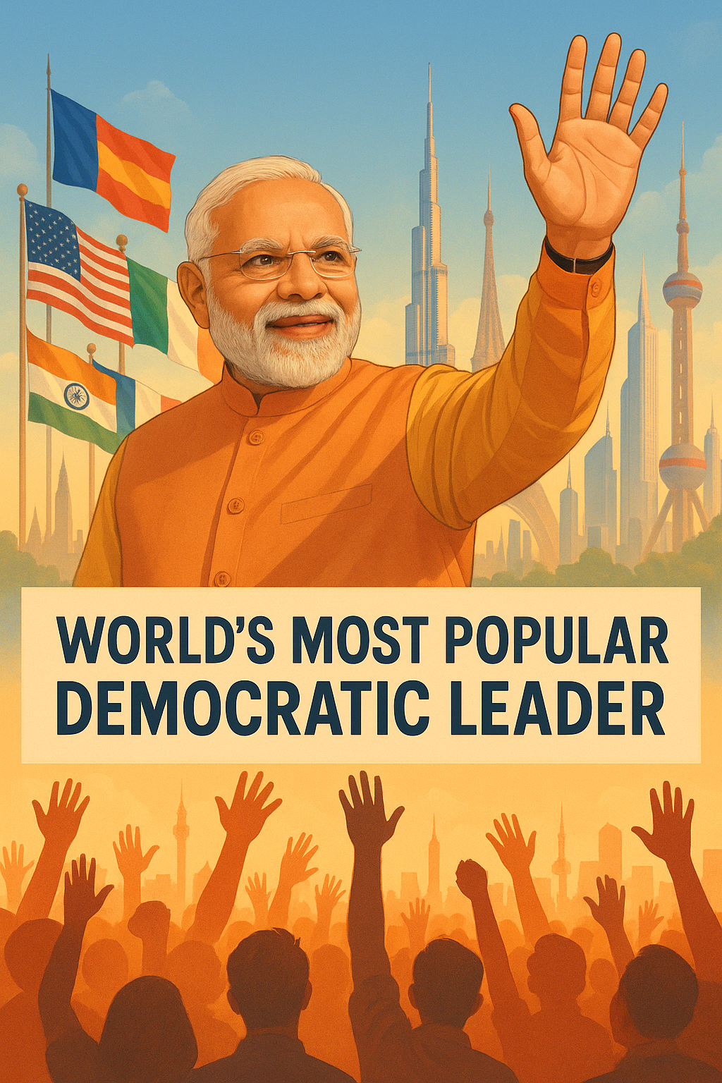 World's most popular democratic leader 2025